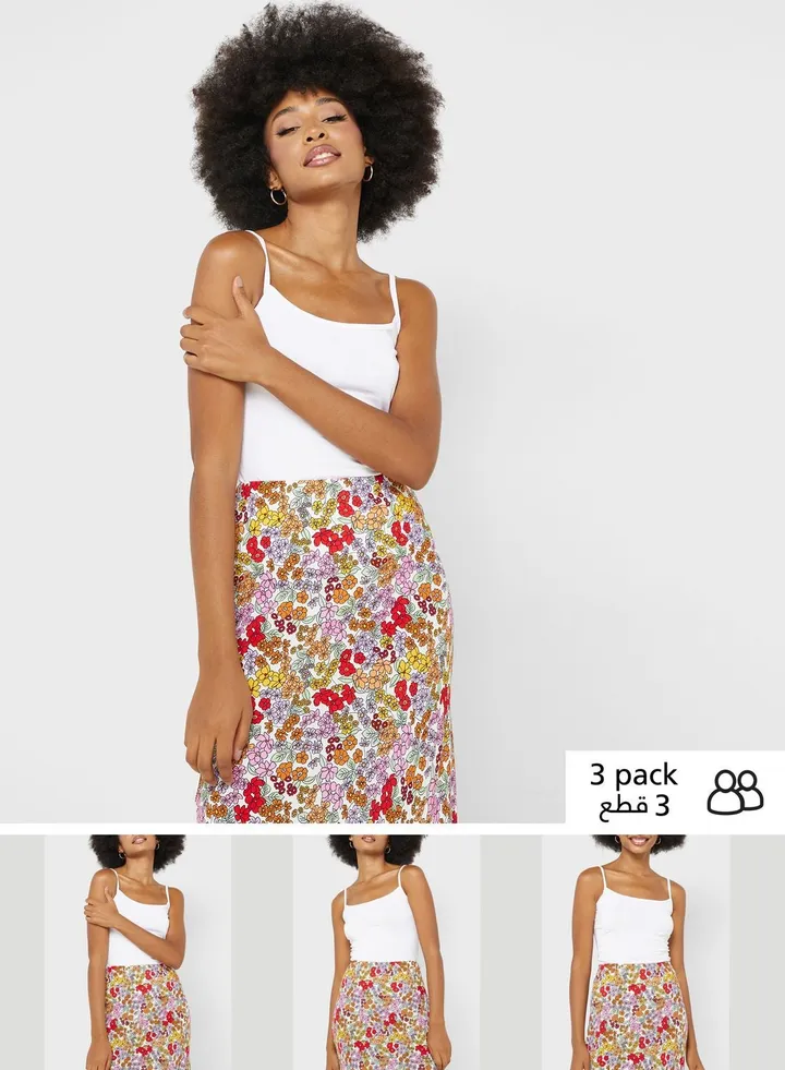 3 Pack Knitted Cami Top