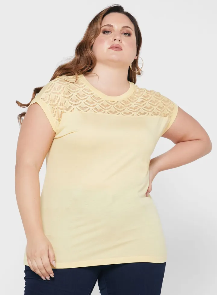Knitted Round Neck Top