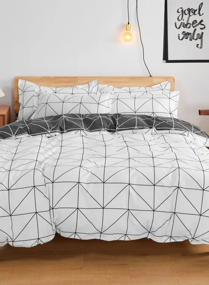 Monochrome Bedding Set - King 200X230Cm