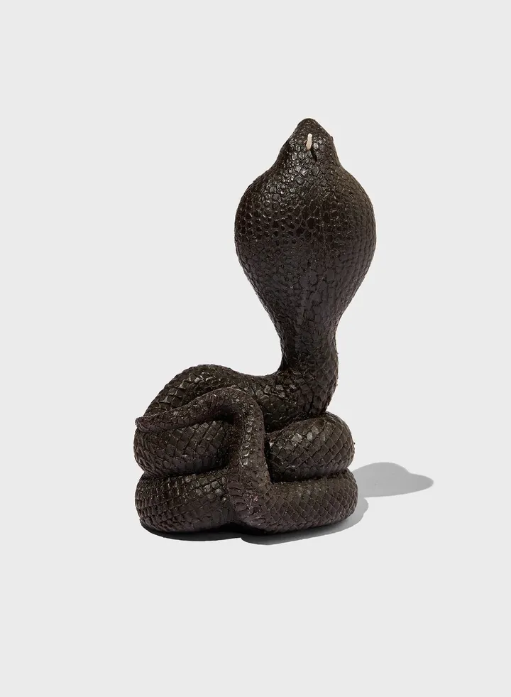 Black Shaped Snake Candle