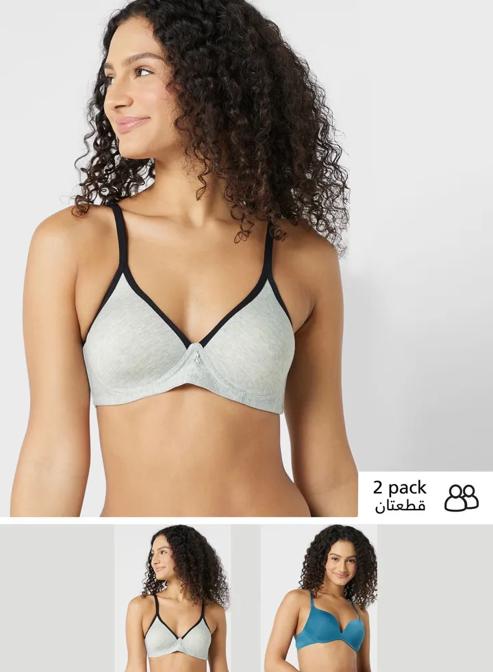 2 Pack T-Shirt Bra
