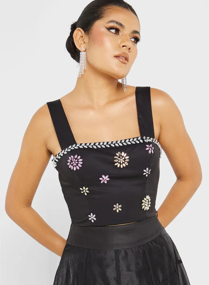 Lace Detail Top