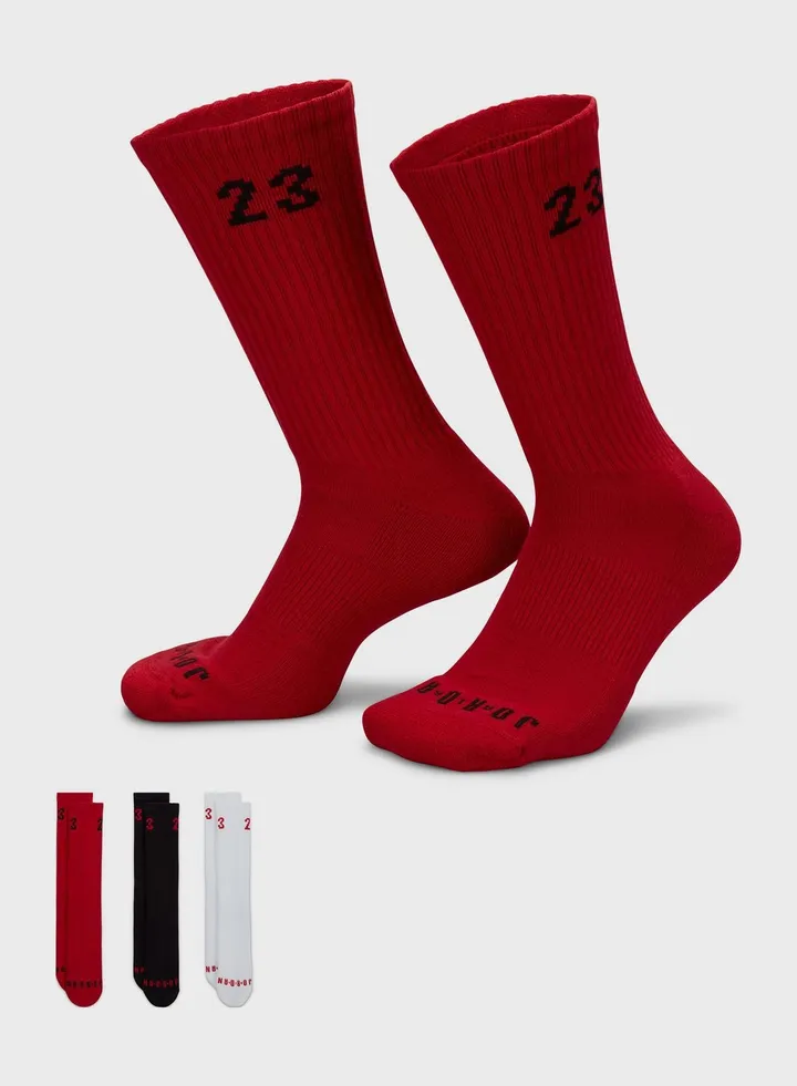 3 Pair Of Jordan Essential Socks