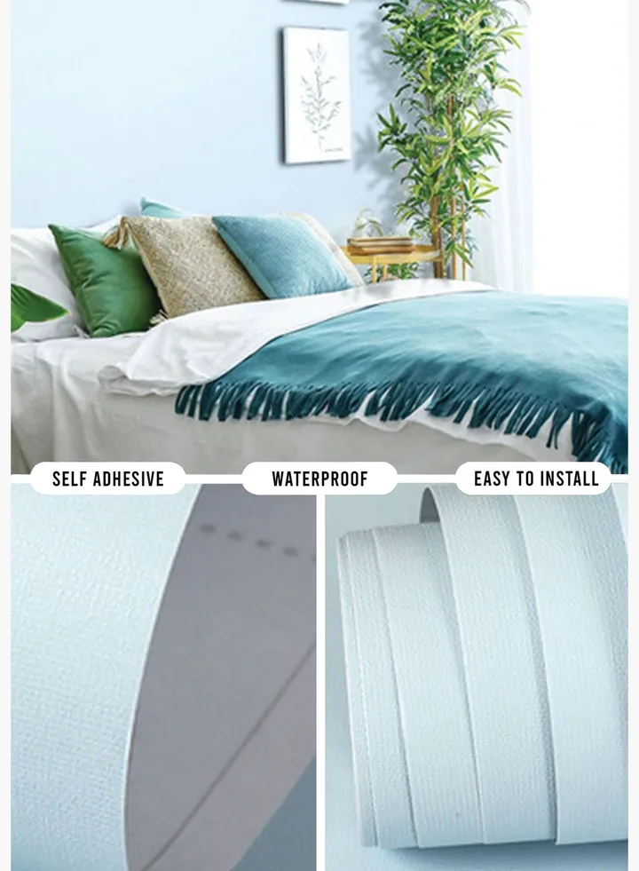 Simple Elegant Self Adhesive Home Decor Wallpaper Sticker (45cm*500cm)