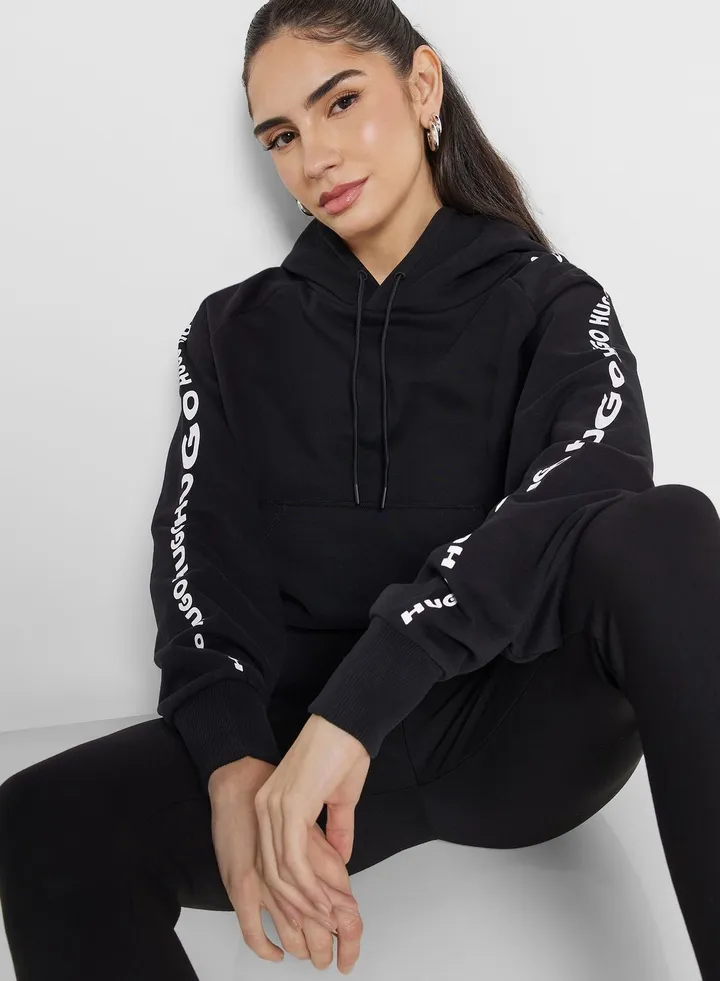 Logo Sleeve Hoodie