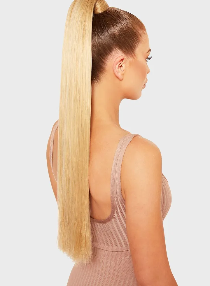 Grande 26 Inch Straight Wraparound Pony - California Blonde