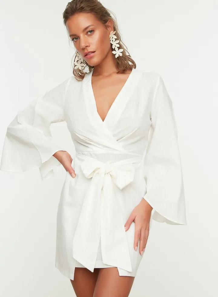 Balloon Sleeve Dress