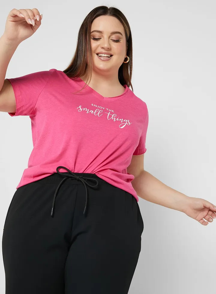Slogan Knitted T-Shirt