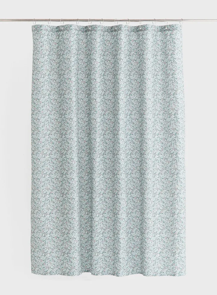 Floral Shower Curtain-180X200