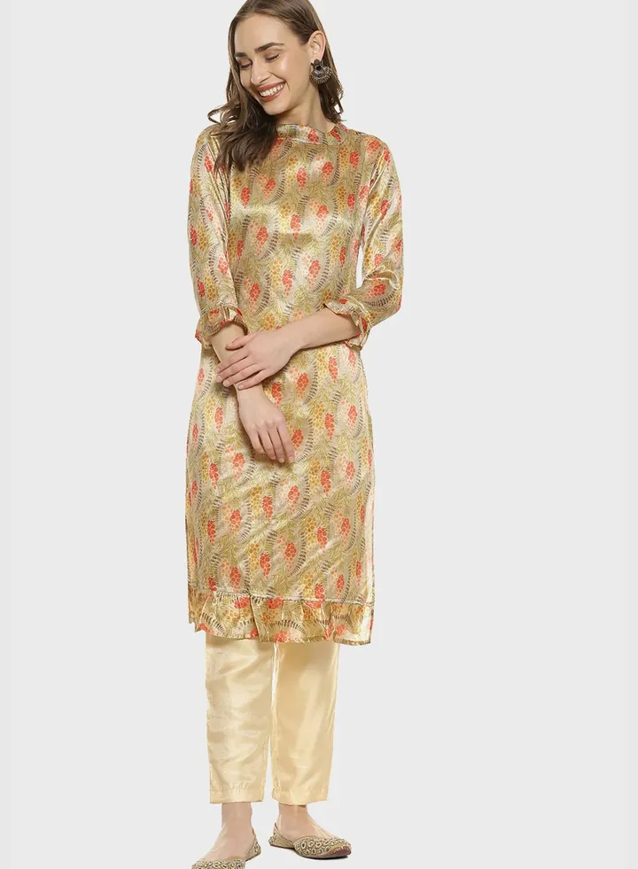 Printed Kurti and Pant Set