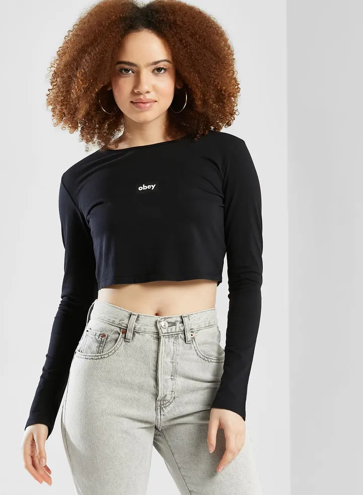 Tag Cropped Top