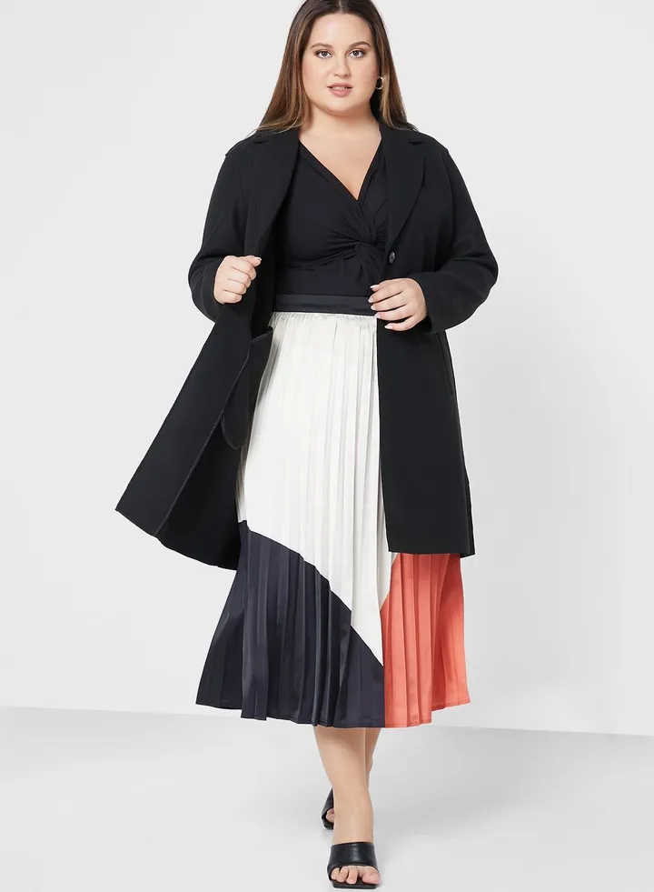 Button Detail Coat
