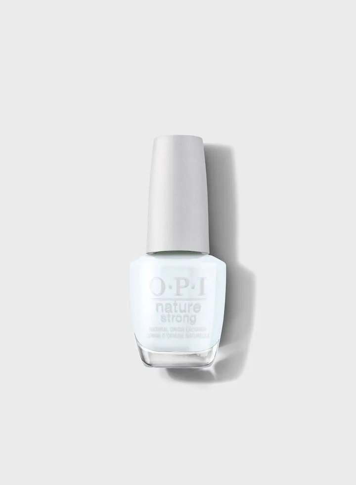 Nature Strong Nail Polish, Raindrop Expectations, White Nail Polish