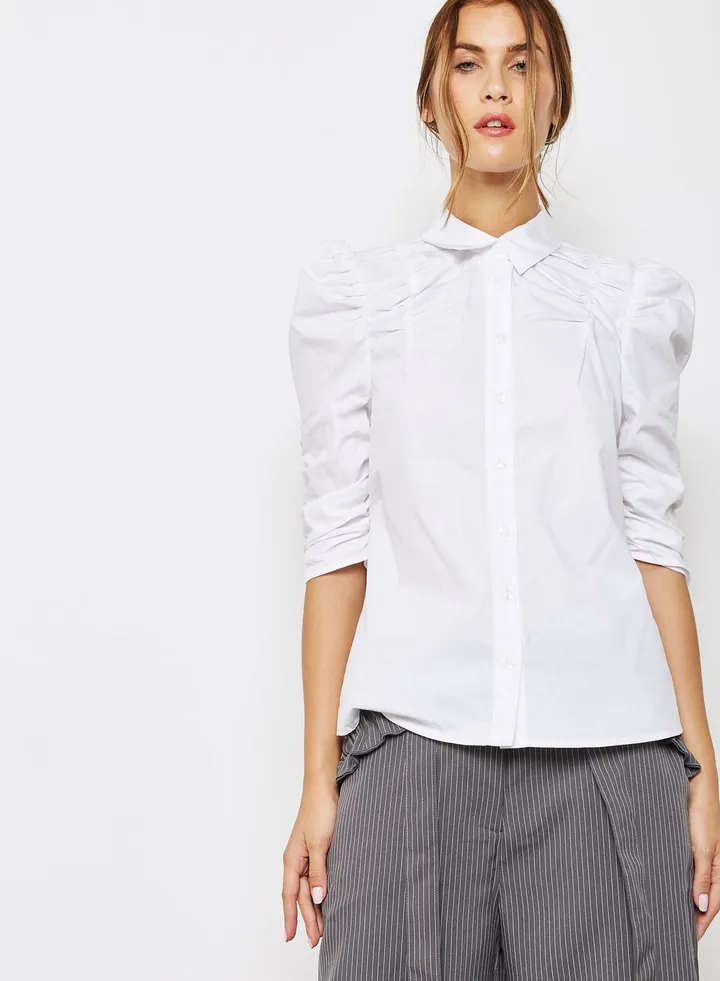 Ruched Detail Shirt