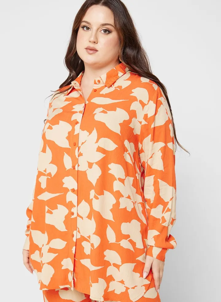 Caremerson Life L/S Long Shirt Aop