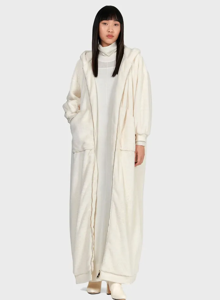 Hooded Faux Fur Farwa