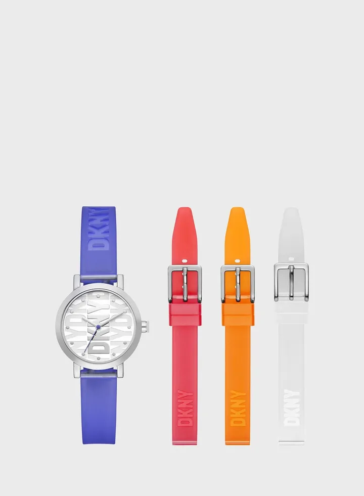 Soho Silicone Strap Analog Watch