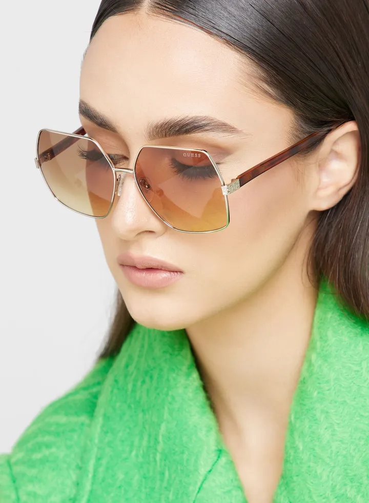 Metal Shaped Sunglasses