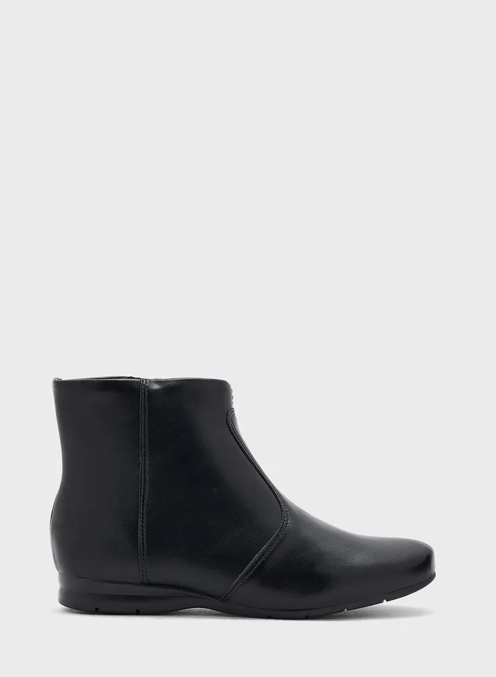 Vera Low Heel Ankle Boots