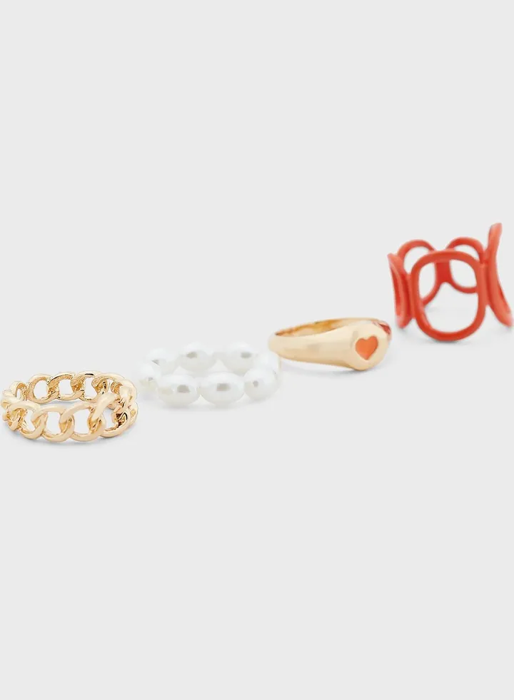 Hana Rings 4 Pack