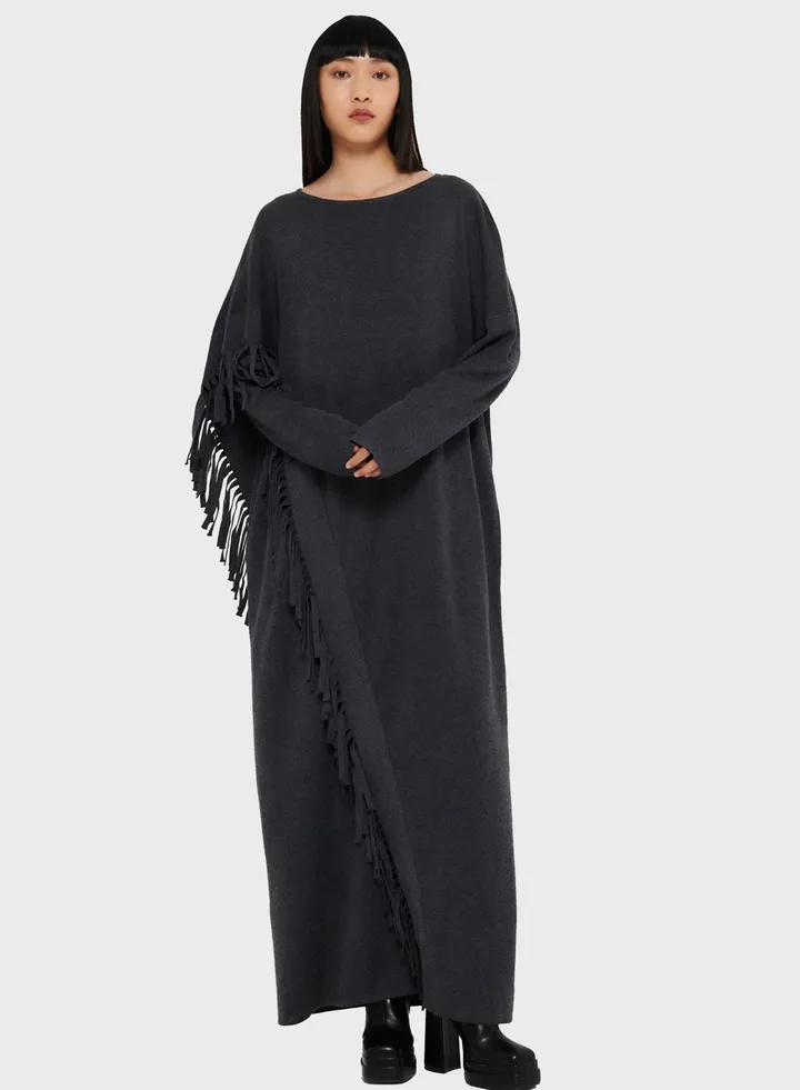 Fringed Detail Kaftan