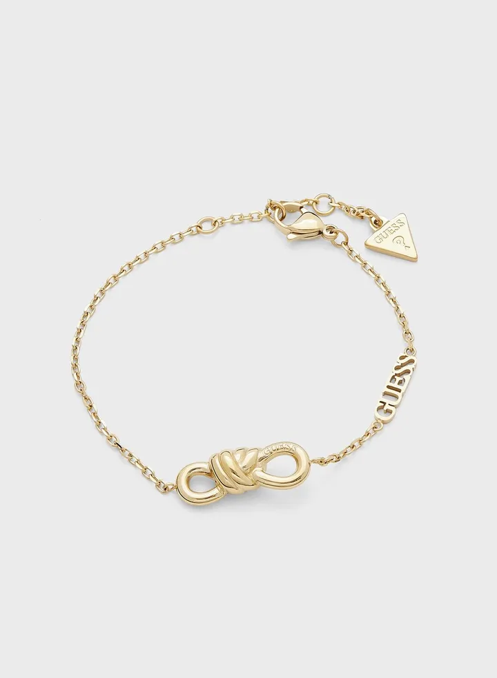 Round Detailed Chain Bracelet