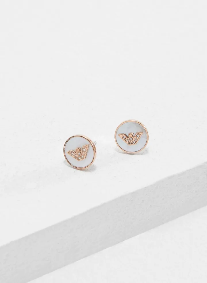 Logo Stud Earrings