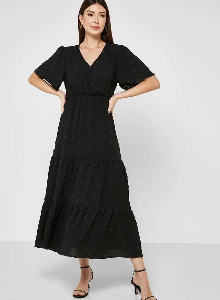 Ruffle Sleeve Dress