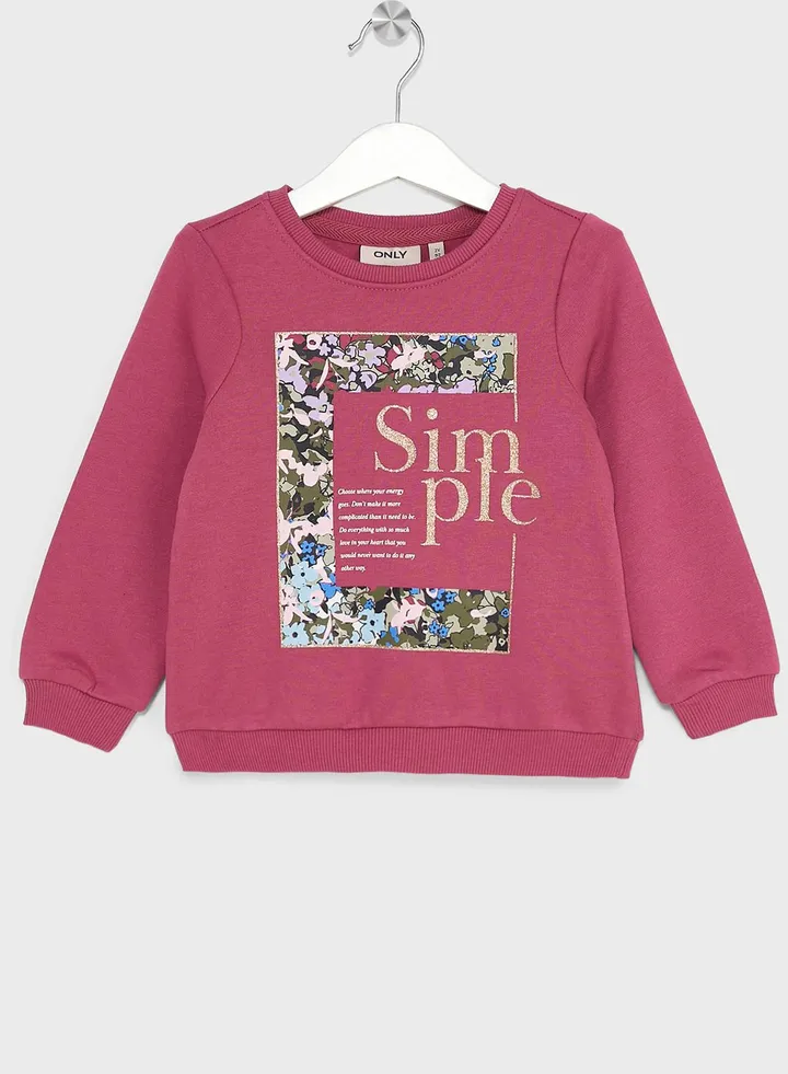 Kids Graphic Print Sweatshirt