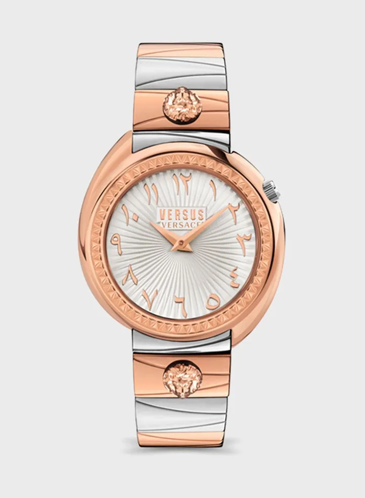 Steel Strap Analog Watch