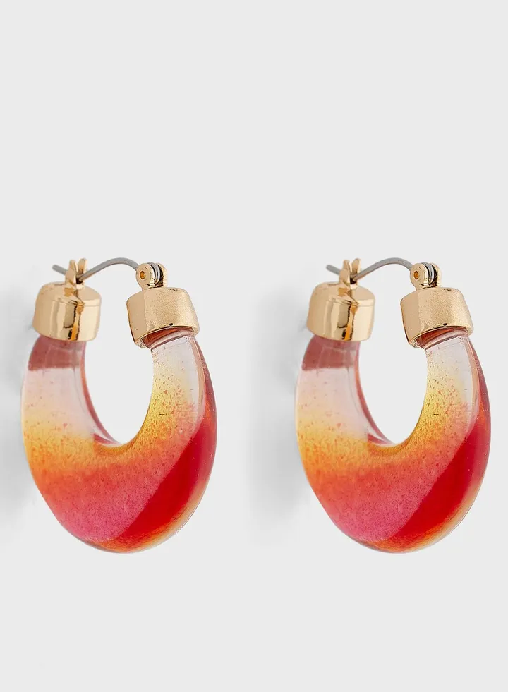 Ombre Hoop Earrings