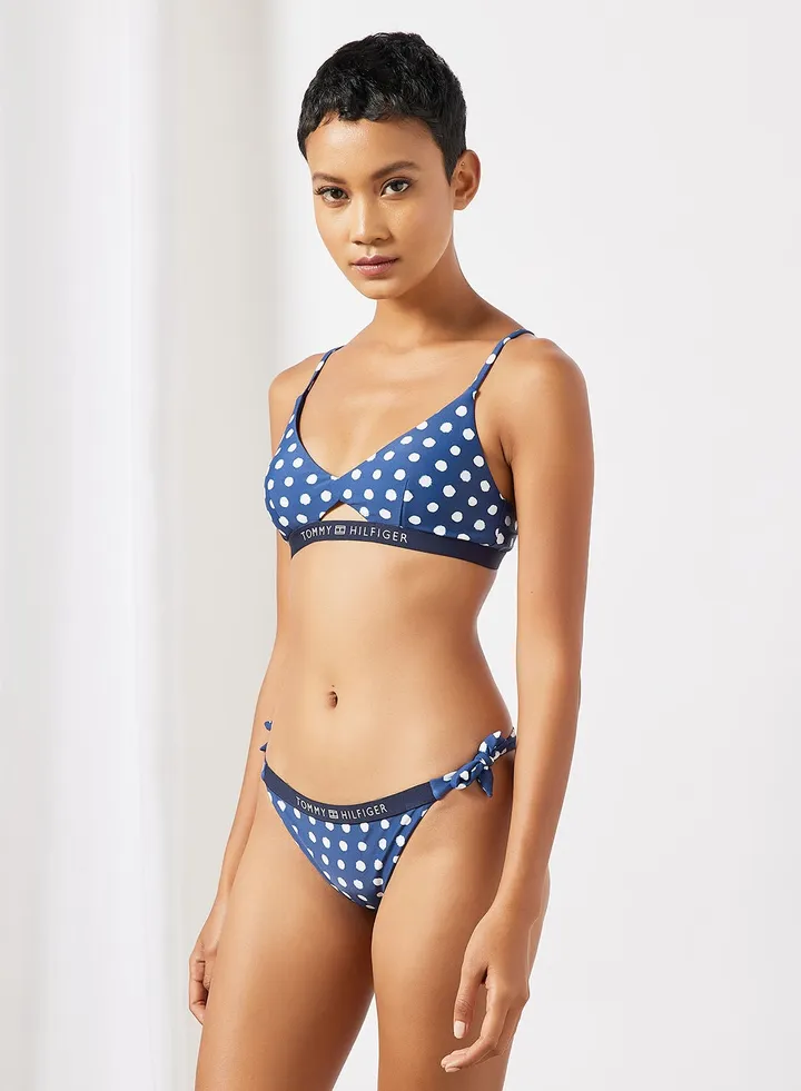 Logo Waistband Bikini Top