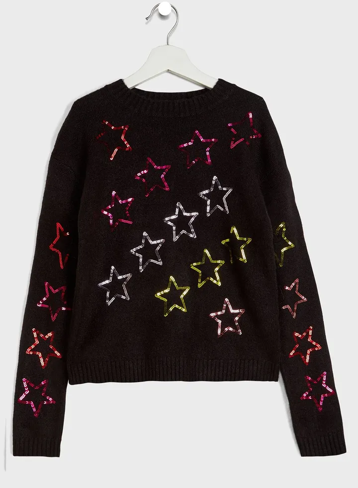 Kids Sequin Sweater