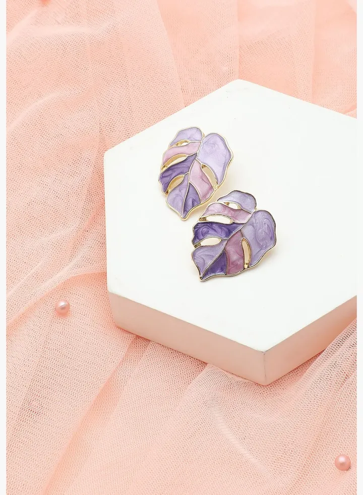 Gold Plated Designer Stud