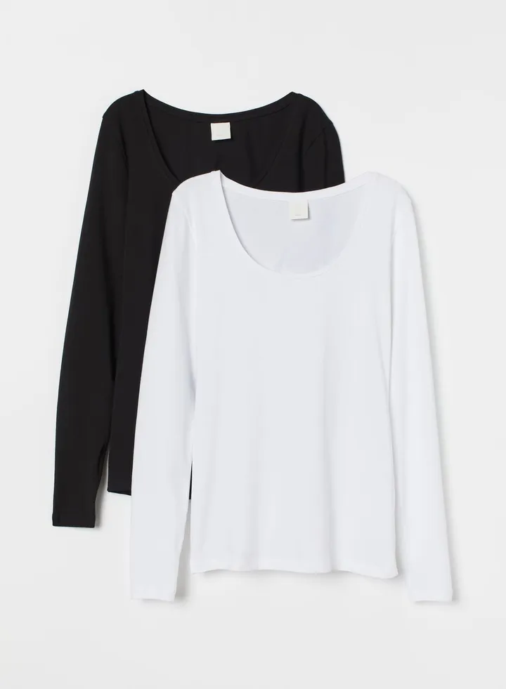 2 Pack Boat Neck Top
