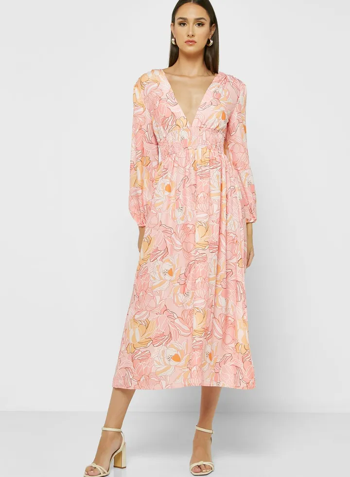 Floral Print Dress