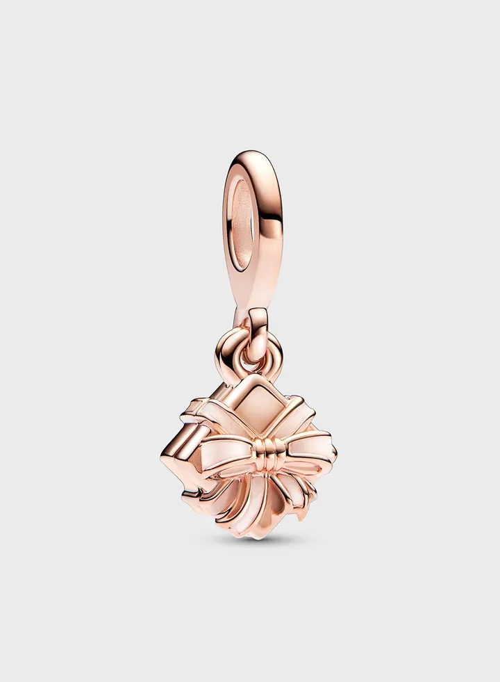 Gift 14K Rose Gold-Plated Dangle Charm