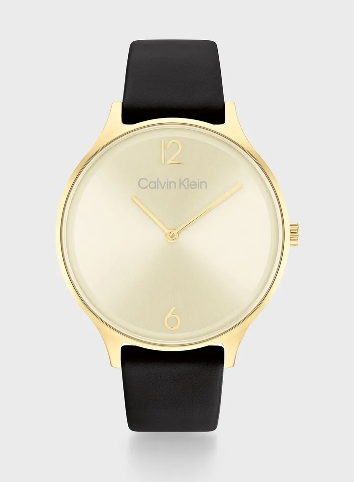 Timeless Leather Analog Watch