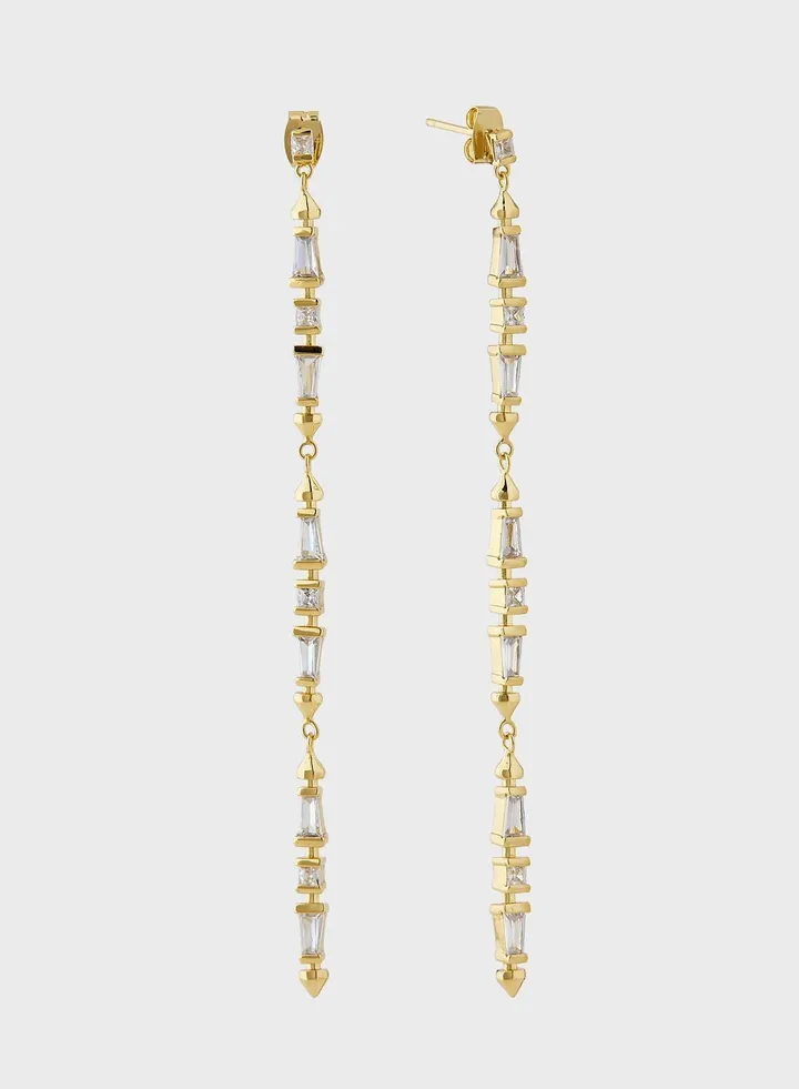 Venus Long Drop Earrings