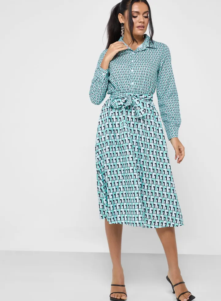 Printed Dress