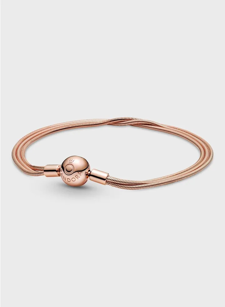 Pandora Moments Multi Snake Chain Bracelet