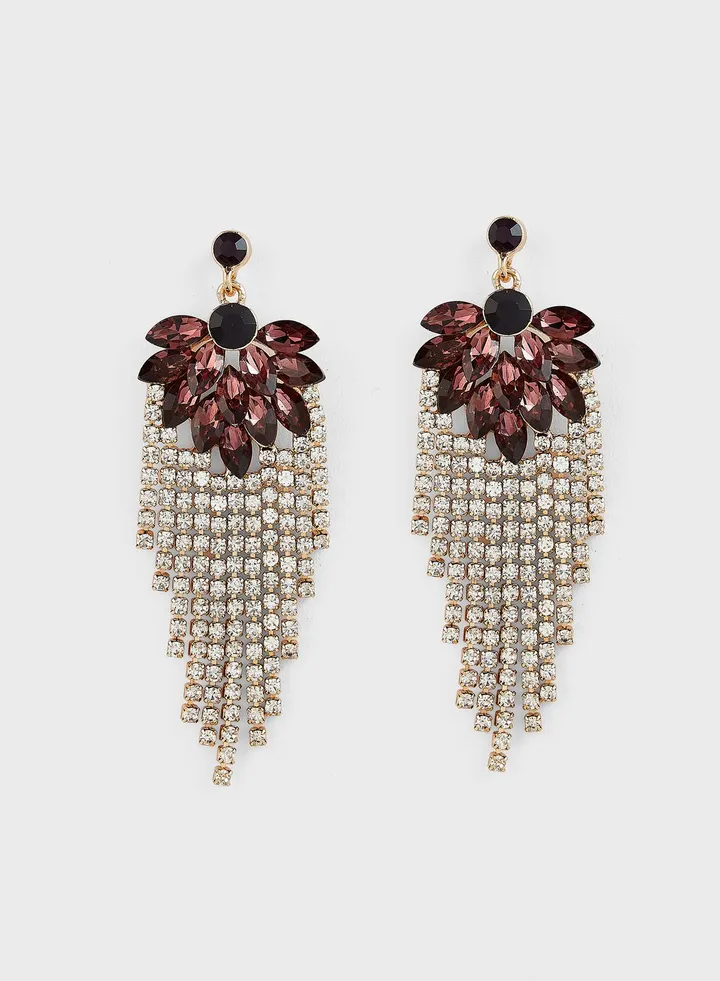 Gudrun Rhinestone Earrings