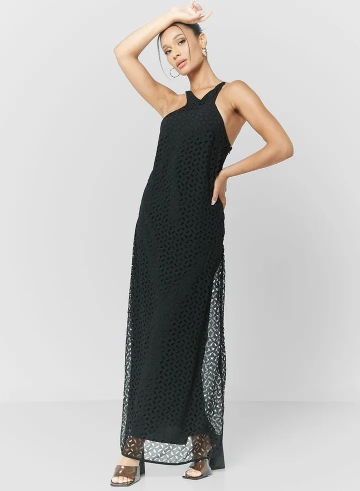 Openwork Detail Dress