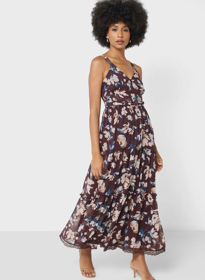 Ditsy Printed Dress