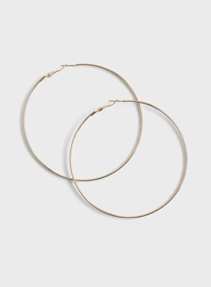 Casual Hoop Earrings
