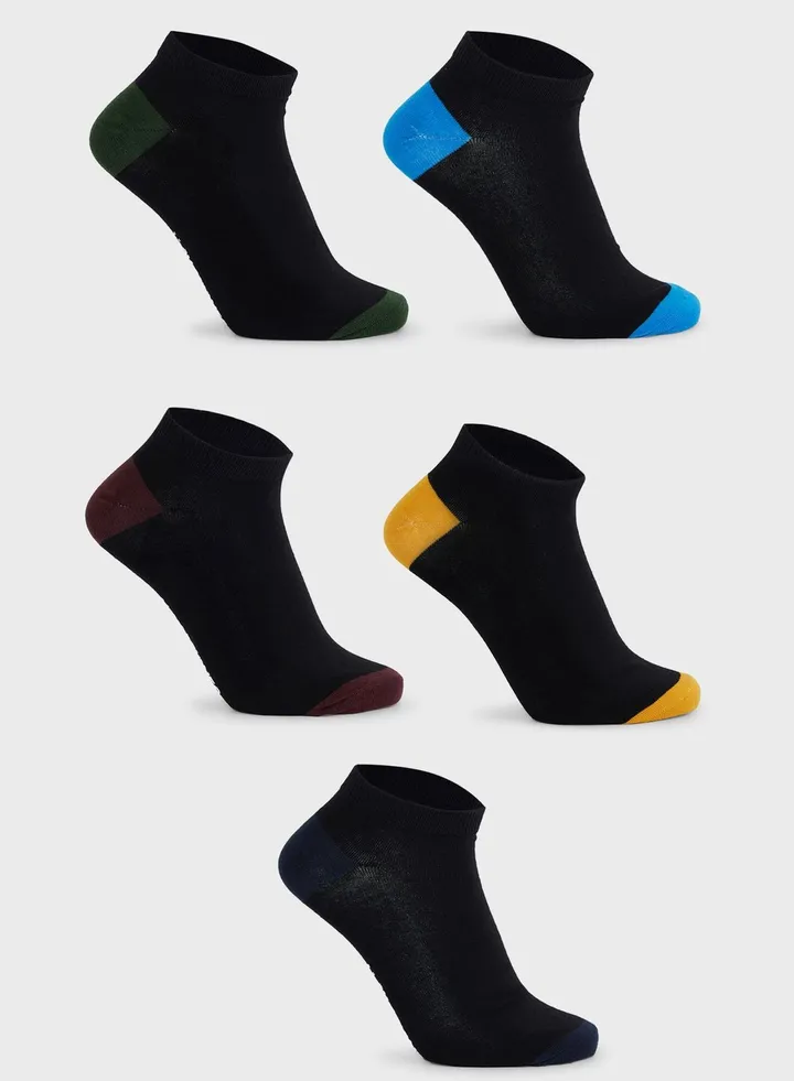 5 Pack Low Cut Socks