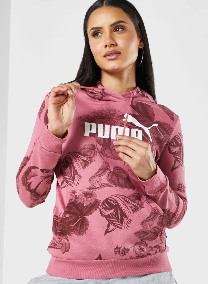 Ess+ Frozen Flower Women Hoodie
