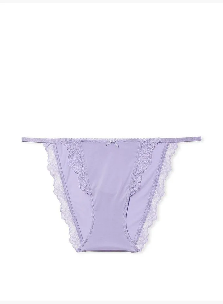 Smooth & Lace Mini String Bikini Panty