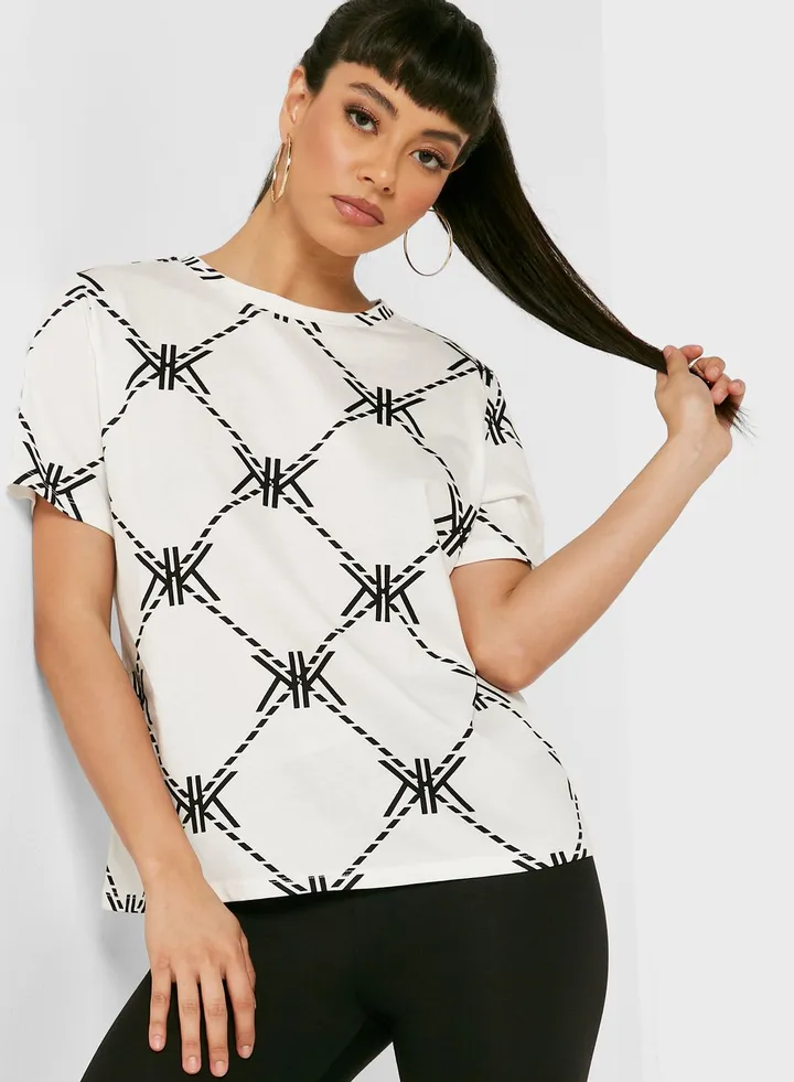 Crew Neck Printed T-Shirt