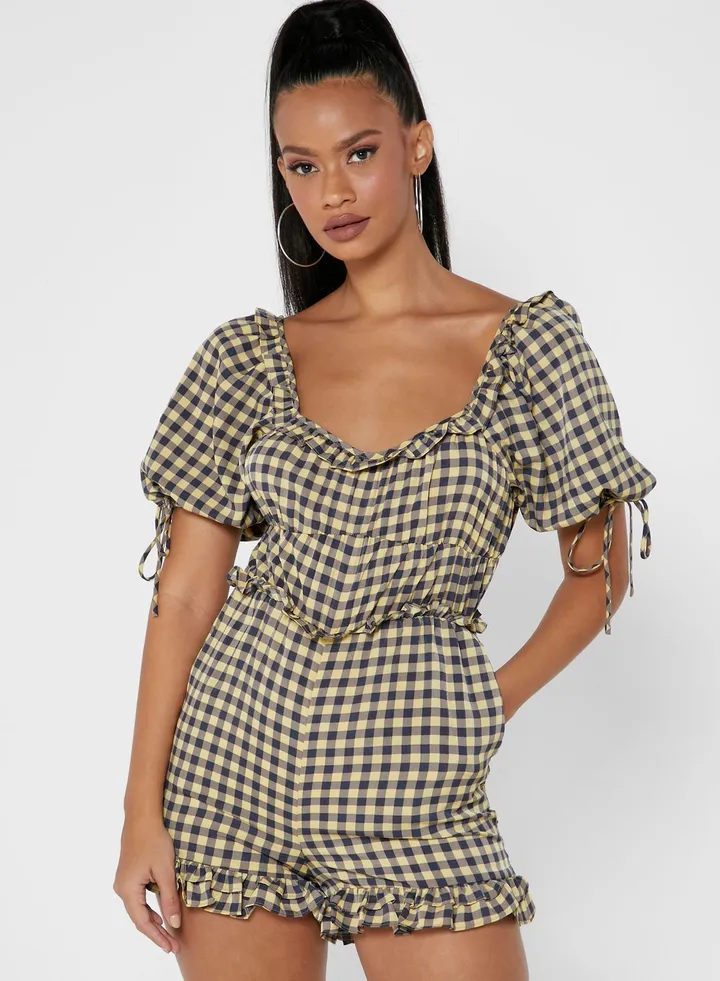 Gingham Playsuit